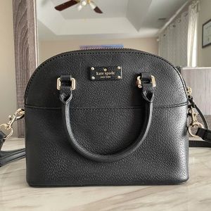 Black Kate Spade Saffiano Crossbody